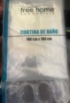 Free Home/Shower Curtain Plastic Transp.