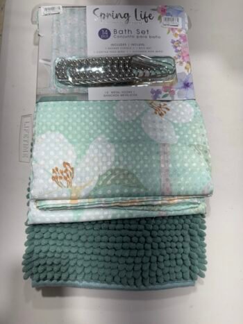 Set rideau de douche complet