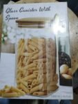 Glass Canister with spoon/43.9