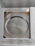 Charger Plate Set rount ( argent)