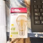 Ampoule GEL LED 4 watts christal