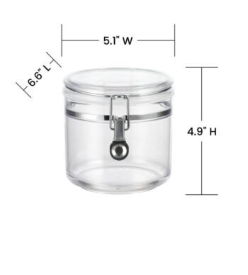 Mainstays/ Small round Plastic Food Storage Canister