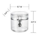 Mainstays/ large round Plastic Food Storage Canister