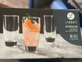 verre Libbey / Durham ( 6 pcs )