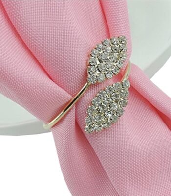 6pcs rhinestones Napkin rings