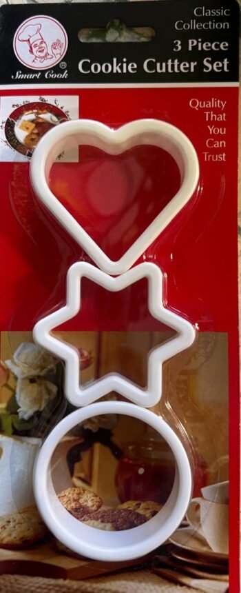 Smart Cook / 3 pcs Cookie Cutter Set