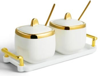 Ceramic Sugar Bowl 2 pcs