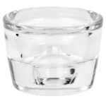MAINSTAYS CLEAR GLASS CANDLEHOLDER