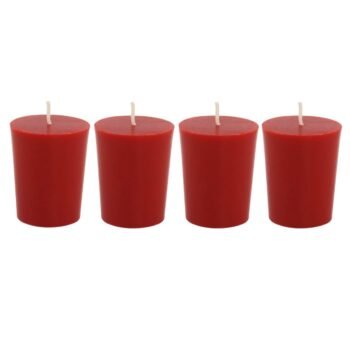 4PK Red Votive Candle